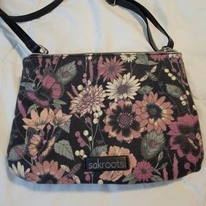 Sakroots Floral Bees Butterflies Lady Bugs Shoulder Bag 8x6 - Picture 1 of 13