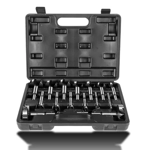 Forstner Set di punte diametro da 1/4" a 2-1/8", gambo da 1/4" a 3/8" per legno 16 pezzi - Foto 1 di 10