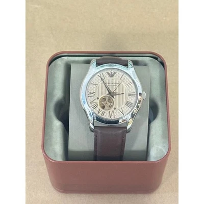  Relógio masculino Emporio Armani Valente AR60017 Meccanico com mostrador bege - Imagem 1 de 4