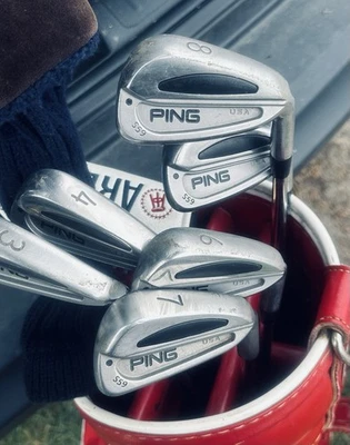 Ping S59 Black Dot Iron Set 3-9  True Temper Stiff Steel Shafts Right Handed RH - Image 1 of 3