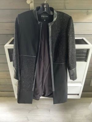 Etcetera Black Size 2 Coat (must see) NWOT - Image 1 of 4