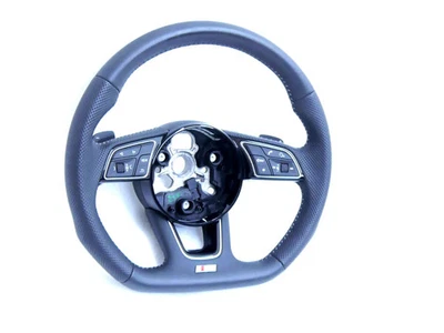 Orig 8W0919091DH JAH Sport Leder Lenkrad Audi S4 8W S5 A5 F5 Abgeflacht 38Km - Bild 1 von 4