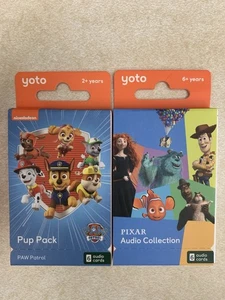 Yoto COMBO Disney Pixar Audio Collection Yoto SIX (6) Card Pack + Paw Patrol NEW - Picture 1 of 2