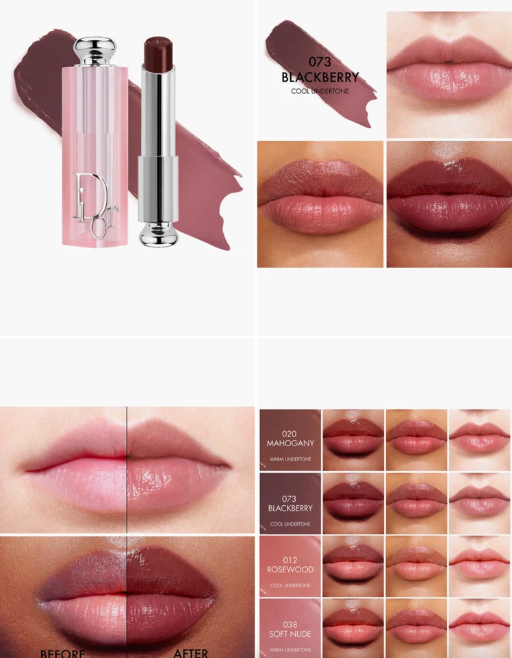 DIOR ADDICT LIP BALM LIP GLOW FULL SIZE 3.2g (VARIOUS SHADES) Brand New in Box - Image 1 of 1