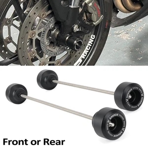 Front Rear Wheel Fork Axle Slider Crash Guard For Street Triple 765 S 2017-2021 - Picture 1 of 52