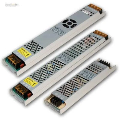 LED Trafo flach, 100-300W 12V DC, flacher Transformator, Treiber, Vorschaltgerät - Bild 1 von 4