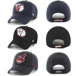 47 Brand MLB Cleveland Indians '47 MVP Baseball Cap Hat Logo - Picture 1 of 15