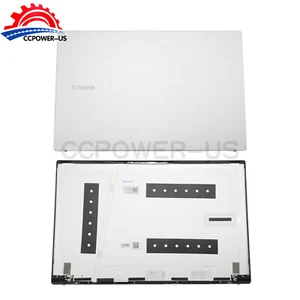 New LCD Back Cover Top Case For Samsung Galaxy Book NP750XDA NP750TDA Silver US - Picture 1 of 7