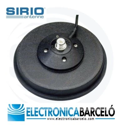 BASE MAGNETICA SIRIO MAG145PL  -  PL Ø 16 cm 0-500MHz - Imagen 1 de 4