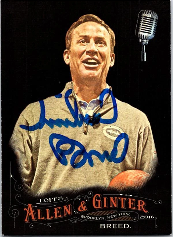 Michael Breed signed golf card (PGA) 2016 Topps Allen & Ginter BLACK #210 - Image 1 of 1