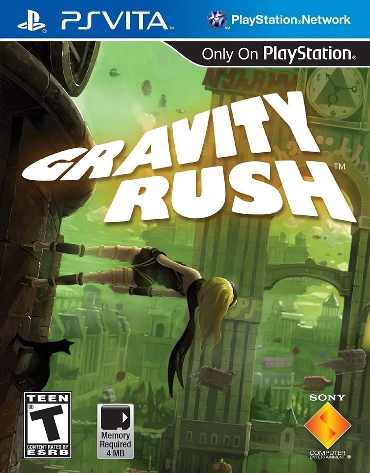 Gravity Rush (Sony PlayStation Vita, 2012) (PCSA-22007)