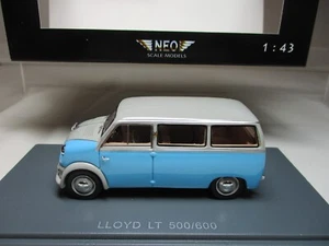 NEO Scale Models 1/43 Lloyd LT500/600 Blue/Grey NEO43870 - Picture 1 of 8