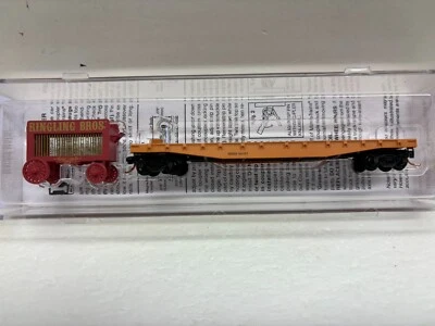 N Scale Micro Trains MTL 045 00 372 Ringling Brothers RBBX 20157 w/Circus Wagon - Image 1 of 4