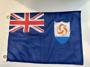 Bandiera 12x18 12"x18" blu la bandiera Anguilla Z18 - Foto 1 di 1