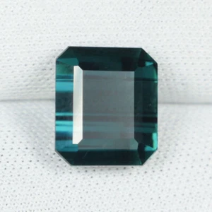 4.75 ct SIZZLING HOT NATURAL BLUE TOURMALINE Octagon See Vdo 6084 JB - Imagen 1 de 3