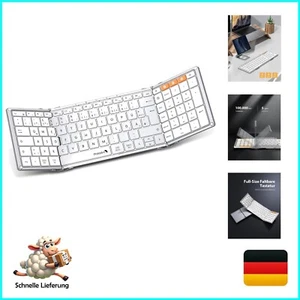 ProtoArc Faltbare Tastatur Klappbar mit Ziffernblock | Wiederaufladbare Kabel... - Bild 1 von 10