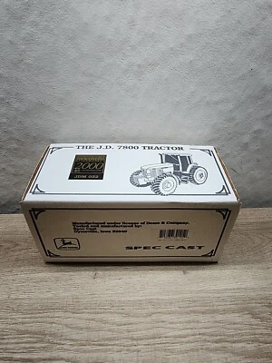 SpecCast Pewter 1/43 Scale John Deere 7800 Tractor New Orleans Deere Expo 2000 - Image 1 of 4