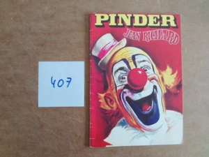 N°407  ;  Cirque PINDER JEAN  RICHARD /  programme  1986 avec photos Alain DELON - Picture 1 of 1