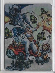 The Deadly Trio Metallicard Chad Hardin Art Limited to 199 Kickstarter SFC - Bild 1 von 2