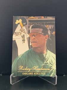 Rickey Henderson 1994 Donruss Studio #3 Athletics