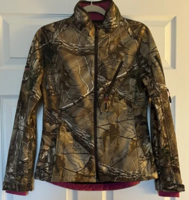 REALTREE Wm's Full Zip Camo Jacket M -  See All Features In Desc READ RE DEFECT - Image 1 of 4