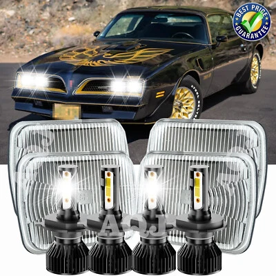 Faros LED 4x6" para Pontiac Firebird Trans AM 1977 1978 1979 1980 1981 4 un. Foto 1 de 4