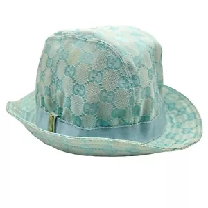 GUCCI Bucket hat GG S Size Summer Authentic From Japan - Picture 1 of 18
