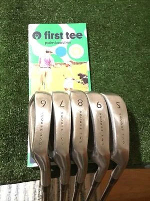 Square Two Ladies Relief Perimeter Balanced Irons Set 6-9-SW Graphite Shafts - Image 1 of 4