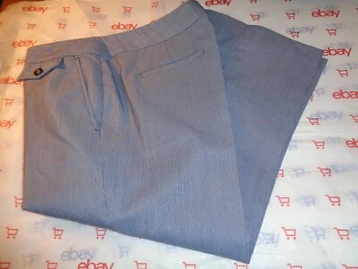 $75 Christopher & Banks Capris Pantalones Talla 6 Azul Blanco Punto Rayas Pantalón  Foto 1 de 4