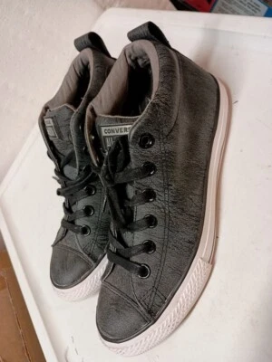 Zapatos informales Converse All Star gris tela niños jóvenes talla 4,5 Foto 1 de 4