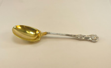 Tiffany English King Sterling Silver Salad Serving Spoon - 9 7/8" - No Mono