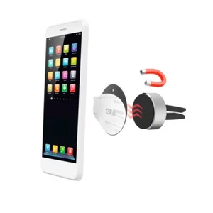Hama Magnet Handy-Halterung 360° Auto Navi Lüftung Gitter KFZ Smartphone Halter - Afbeelding 1 van 8
