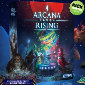 ARCANA RISING - DELUXE KICKSTARTER EXCLUSIVE EDITION! NEW/SHIP$0/SHIPS INT'L - Picture 1 of 3