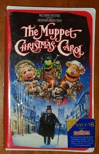 Walt Disney/Jim Henson's The Muppet Christmas Carol Clamshell (VHS, 1993)RARE - Picture 1 of 2