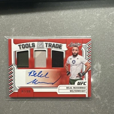 2023 Chronicles Absolute UFC Belal Muhammad Tools of the Trade Patch Auto 07/99 - Image 1 of 2