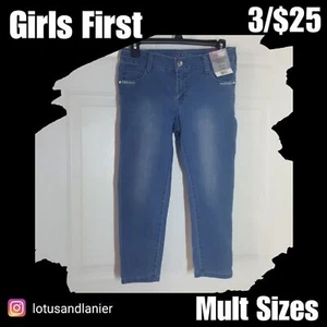 Girls First Cropped Jeans, Multi-Sizes NWT 3/$25 - Picture 1 of 3