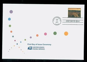USA #4511 2011 $4,95 nuovo francobollo River Gorge programma cerimonia primo giorno - Foto 1 di 2