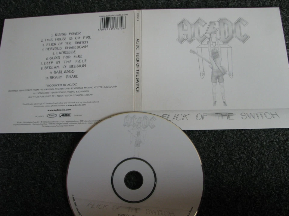 AC/DC-Flick of the Switch CD-Digipack-Picture CD-2003 Austria-Epic-Albert - Bild 1 von 1