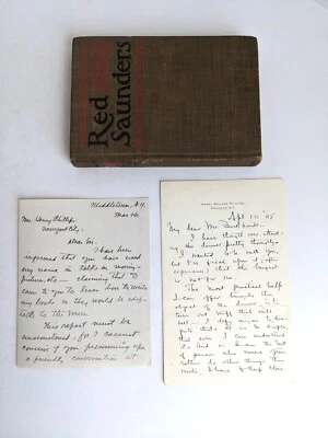 ZANE GREY LETTER Whines HE NEVER WRITES FOR THE MOVIES + Related BOOK and LETTER - Image 1 of 4