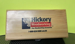 Hickory Woodworking Router Bit Set of 5 In Wooden Case RBK1028 Missing One* - Picture 1 of 8