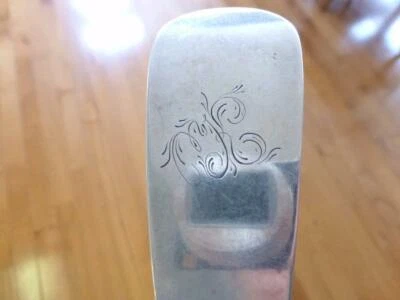 Cuchara cuchara de plata moneda 1836 Scovil Willey & Co Cincinnati Ohio OH 9" K Foto 1 de 3