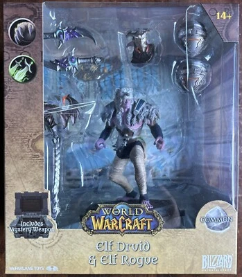 McFarlane WORLD of WARCRAFT - ELF DRUID & ELF ROGUE (COMÚN) Foto 1 de 4
