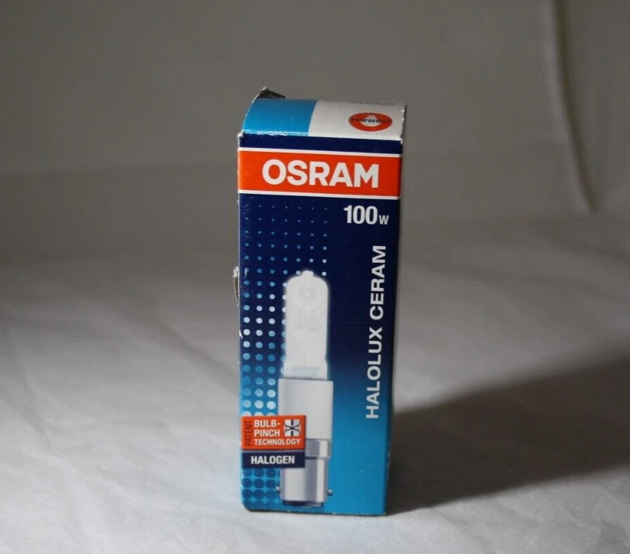 OSRAM HALOLUX CERAM 100W 230V B15d Halogenlampe - Klar (64475AM)