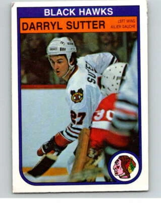 1982-83 O-Pee-Chee #76 Darryl Sutter  RC Rookie Chicago Blackhawks V57628 - Image 1 of 2