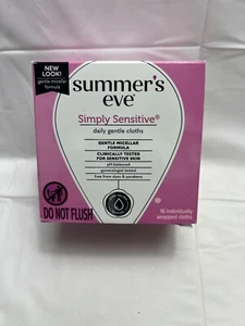 Summer's Eve Cleansing Cloths, Simply Sensitive, 16 Count - Picture 1 of 5