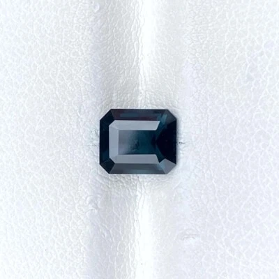 Natural Untreated  Blue Spinel 1.71 Cts Emerald Cut Loose Gemstone - Image 1 of 4