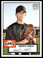 2007 Topps Rookie 1952 Edition 156 Patrick Misch Giants  Baseball Card