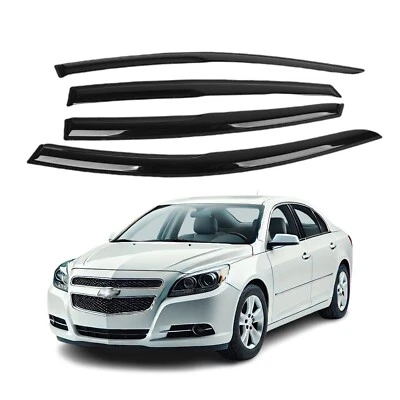 Se adapta a Chevrolet Malibu 2008-2012 visera de ventana deflector de lluvia solar 2 mm de grosor Foto 1 de 4