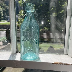 Rare J.R. Vance Colorado Blob Top Soda Bottle - Picture 1 of 8