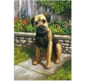 Royal & Langnickel PJS61 Garden Puppy Paint By Numbers Canvas Kit with Paints - Picture 1 of 2